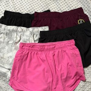 Lot of women’s athletic shorts size large
